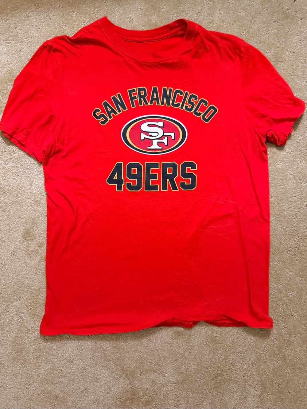 NFL Team Apparel Red Graphic Tee